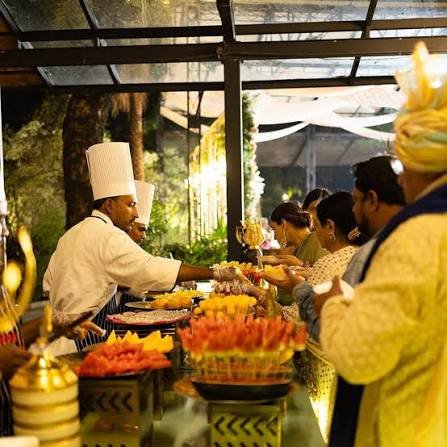 Live catering counter