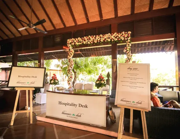 Wedding guest hospitality and guest arrival coordination